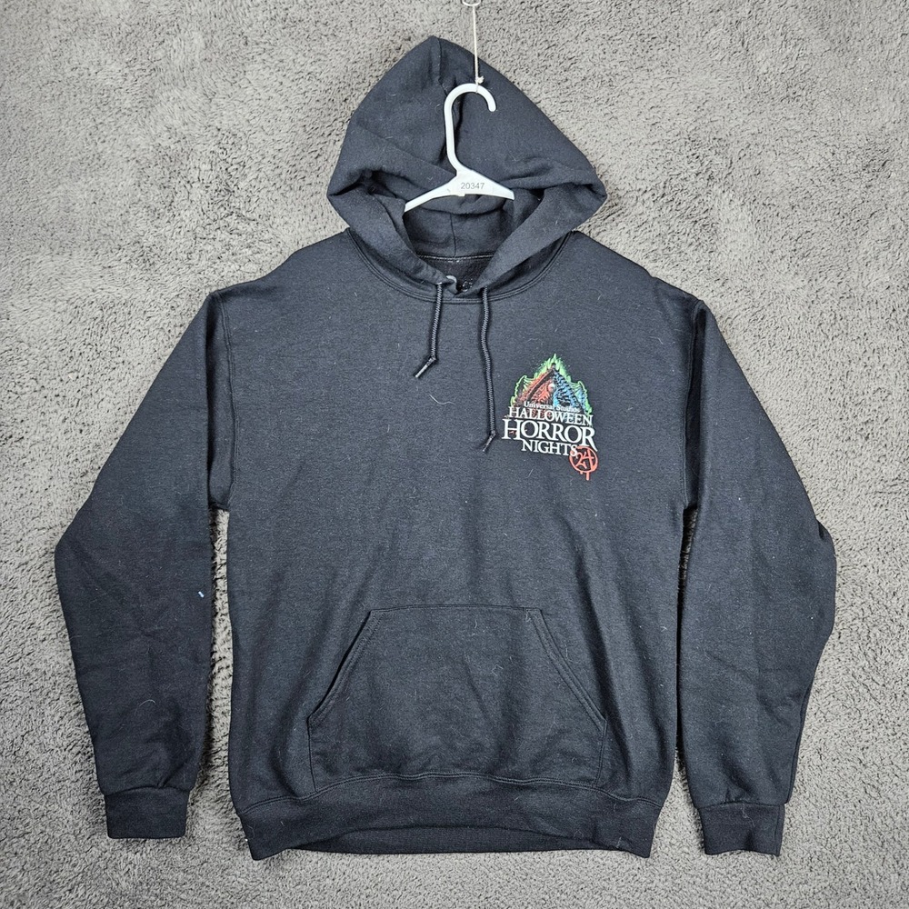 Universal Studios Halloween Horror Nights 2024 Hoodie Black Mens Medium HHN 33